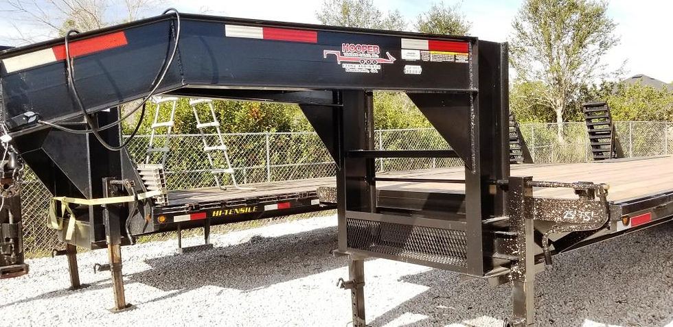 Thumbnail: 2018 Equipment Trailer Hooper Gooseneck 25+5 20,000 lb. Capacity