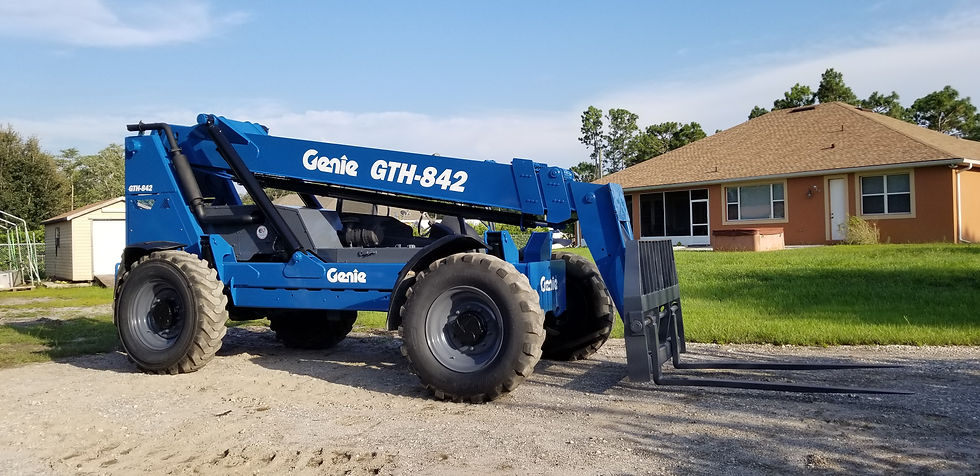 Thumbnail: 2008 Genie Telehandler GTH-842 Telescopic Forklift