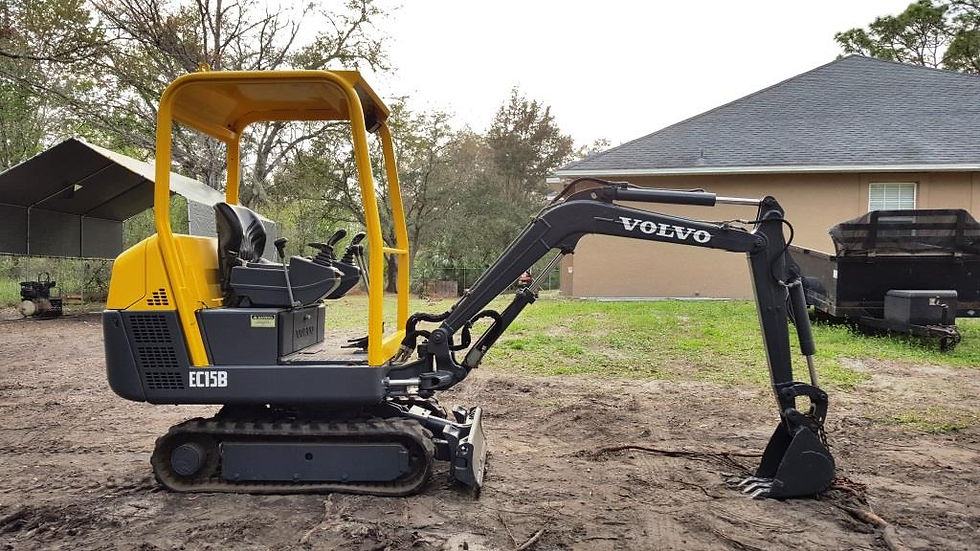 Thumbnail: 2007 Volvo EC15B Mini Excavator