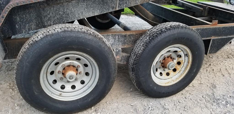 Thumbnail: 2014 Dump Trailer Lamar 7x12 14,000 lb. Capacity
