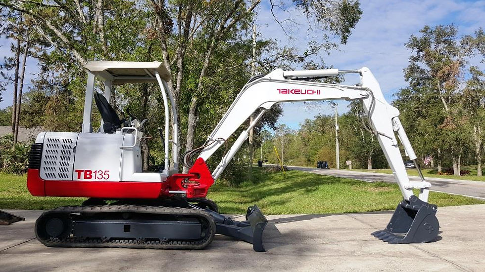 Thumbnail: 2007 Takeuchi TB135 Mini Excavator