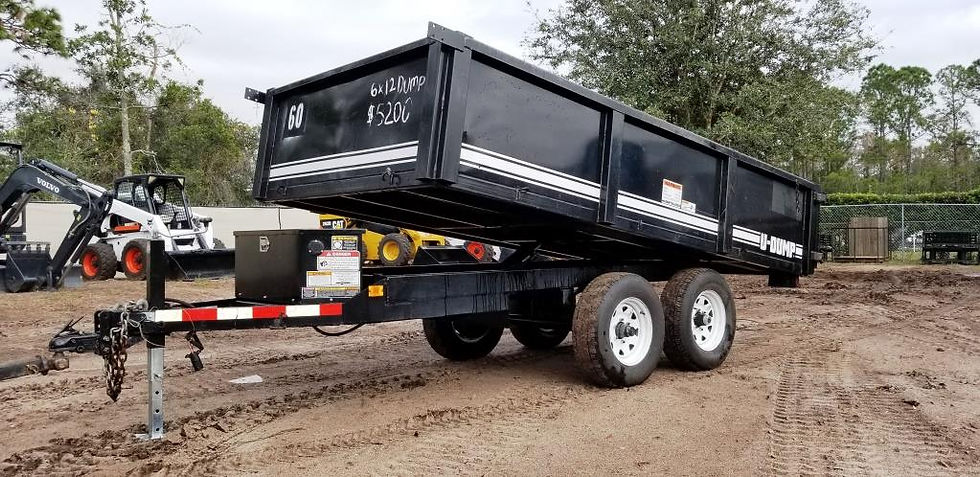 Thumbnail: 2017 U Dump Dump Trailer 6x12