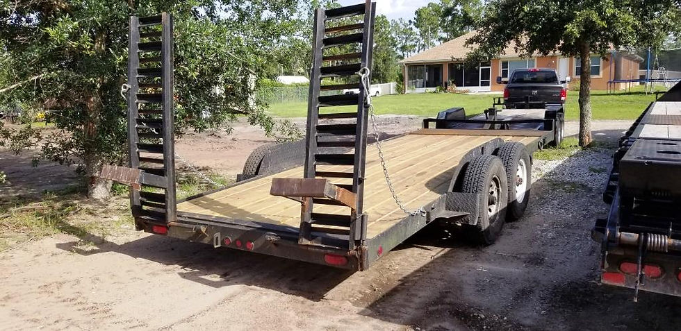 Thumbnail: Equipment Trailer Custom Made 14,000 lb Capacity 18 ft. Deck
