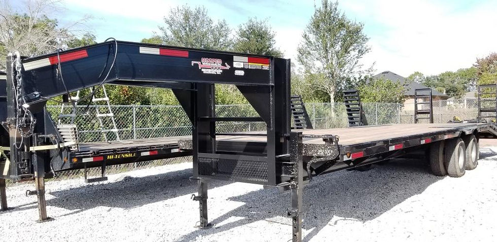 Thumbnail: 2018 Equipment Trailer Hooper Gooseneck 25+5 20,000 lb. Capacity