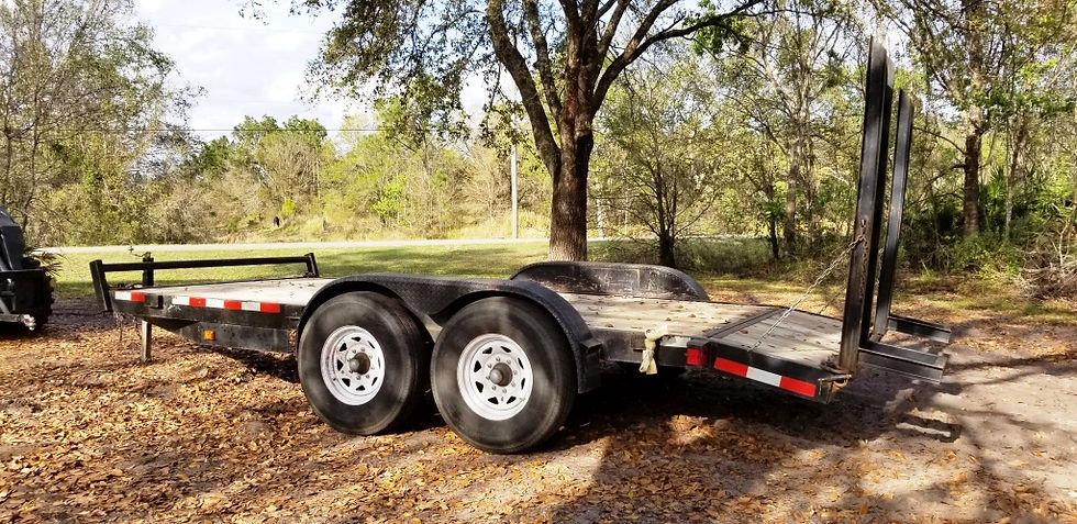 Thumbnail: 2015 Byte Equipment Trailer 12,000 lb 8 Logs Axles