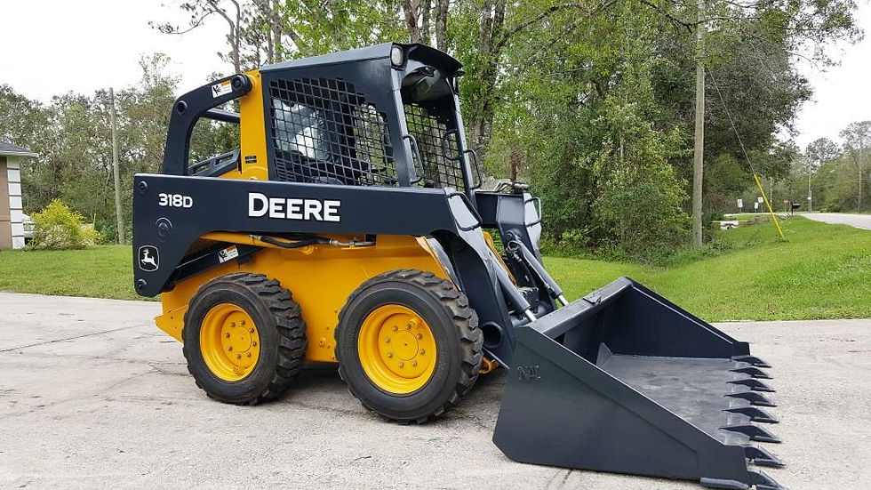 Thumbnail: 2013 John Deere 318D Skid Steer