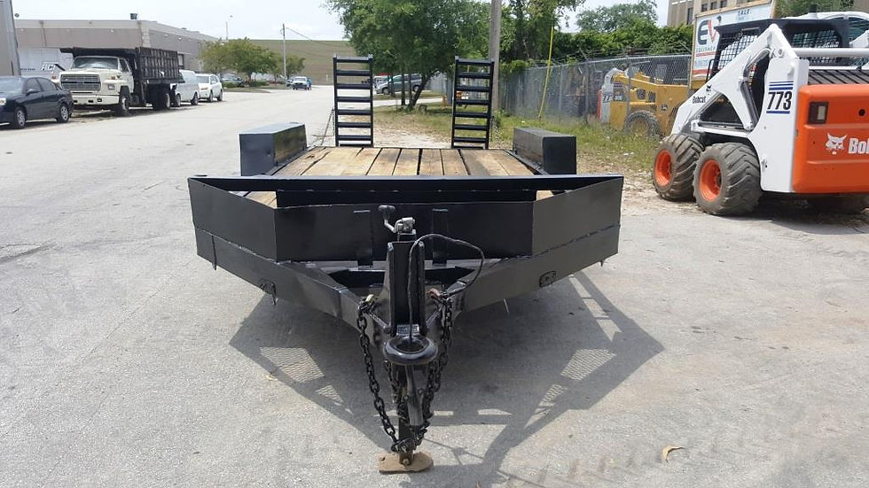 Thumbnail: Custom Made Equipment Trailer 12,000 lb. Capacity