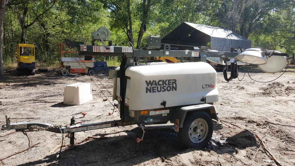 2014 Wacker Neuson LTN6 Light Tower Genarator