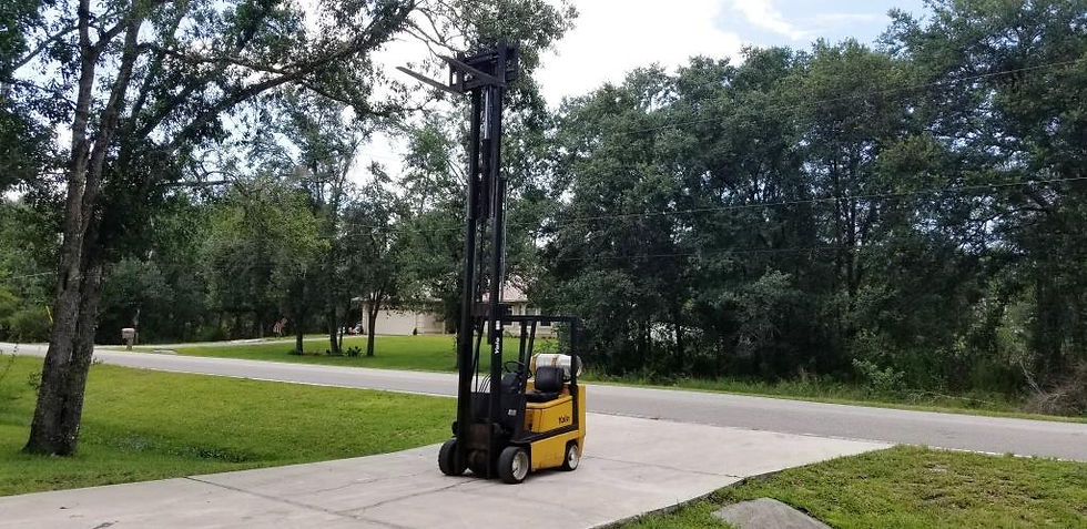 Thumbnail: 2003 Yale GLC040 Forklift 4,000 lbs. Capacity, Triple Mast, Side Shift