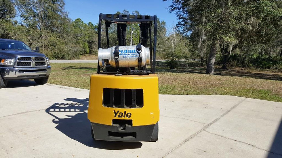 Thumbnail: 2001 Yale 6,000 lb Forklift, # Stages, Side Shift.