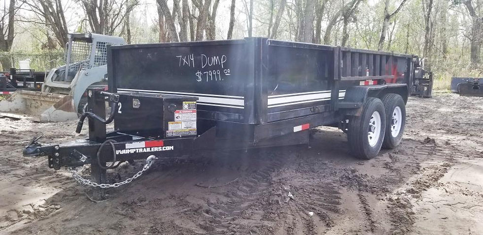 Thumbnail: 2016 U Dump Dump Trailer 7x14 14,000 lb. Capacity