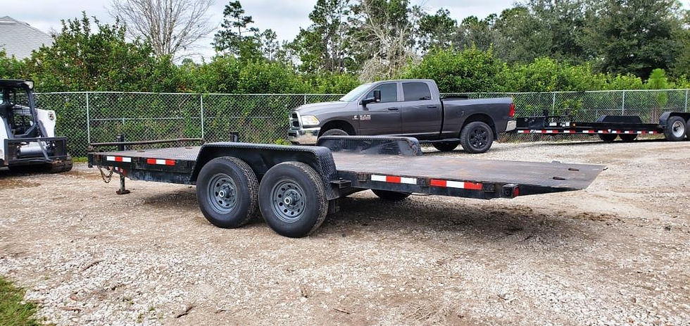 Thumbnail: 2018 Tilt Equipment Trailer 20x7, 14,000 lb. Capacity