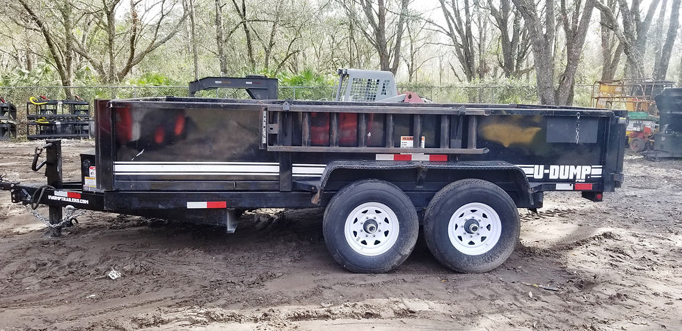 Thumbnail: 2016 U Dump Dump Trailer 7x14 14,000 lb. Capacity