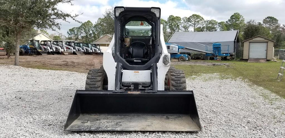 Thumbnail: 2015 Bobcat S650 Skid Steer, Deluxe Panel, 2 Speed, Hyd Bob-Tach