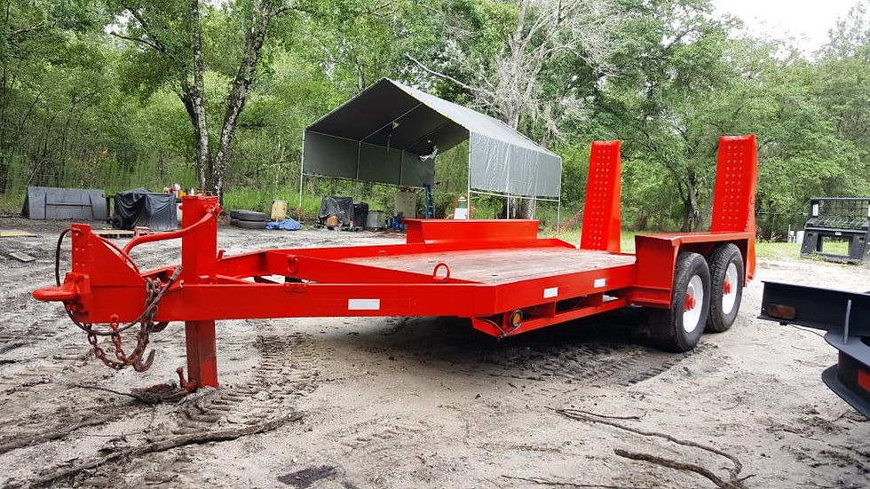 Thumbnail: Custom Made Equipment Trailer 14,000 lb. Super Heavy Duty