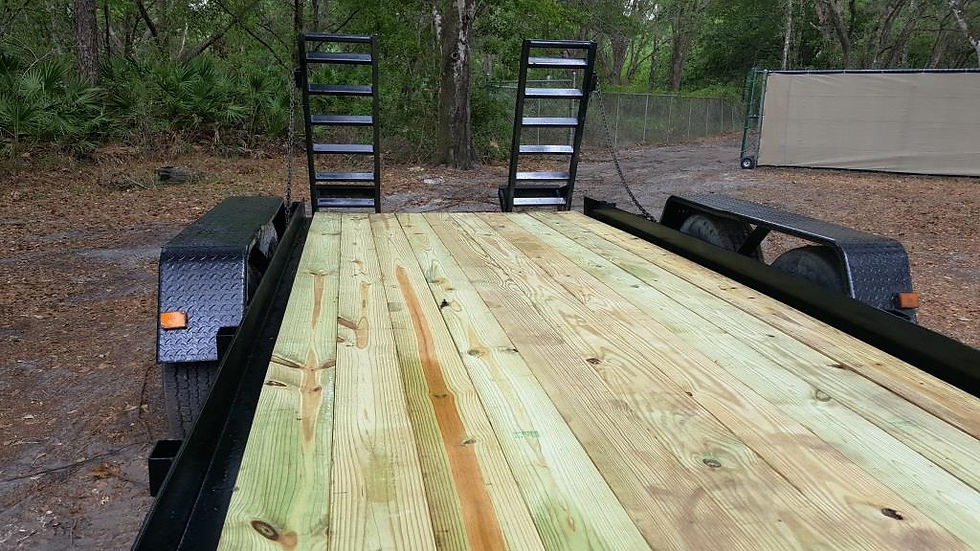 Thumbnail: Custom Made Equipment Trailer 14,000 lb. HD