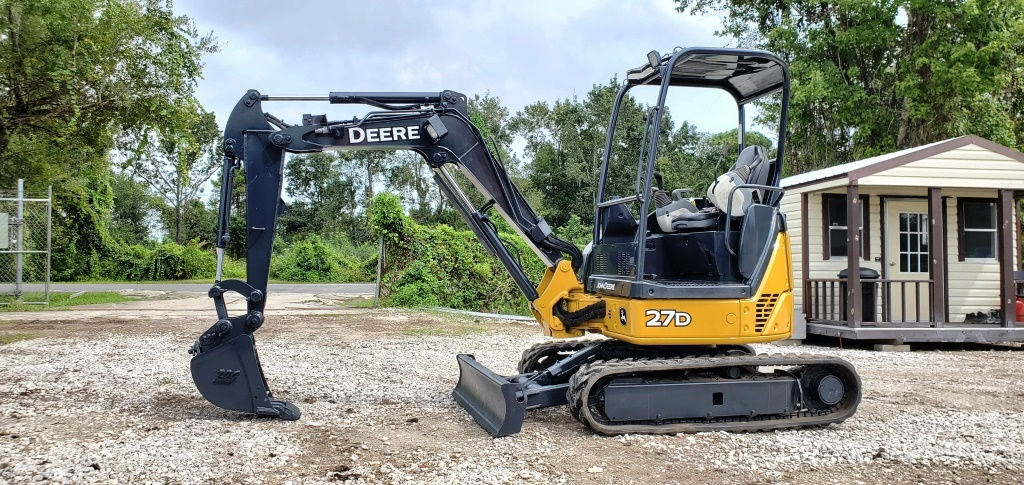2015 John Deere 27D Mini Excavator, 1478 Hours