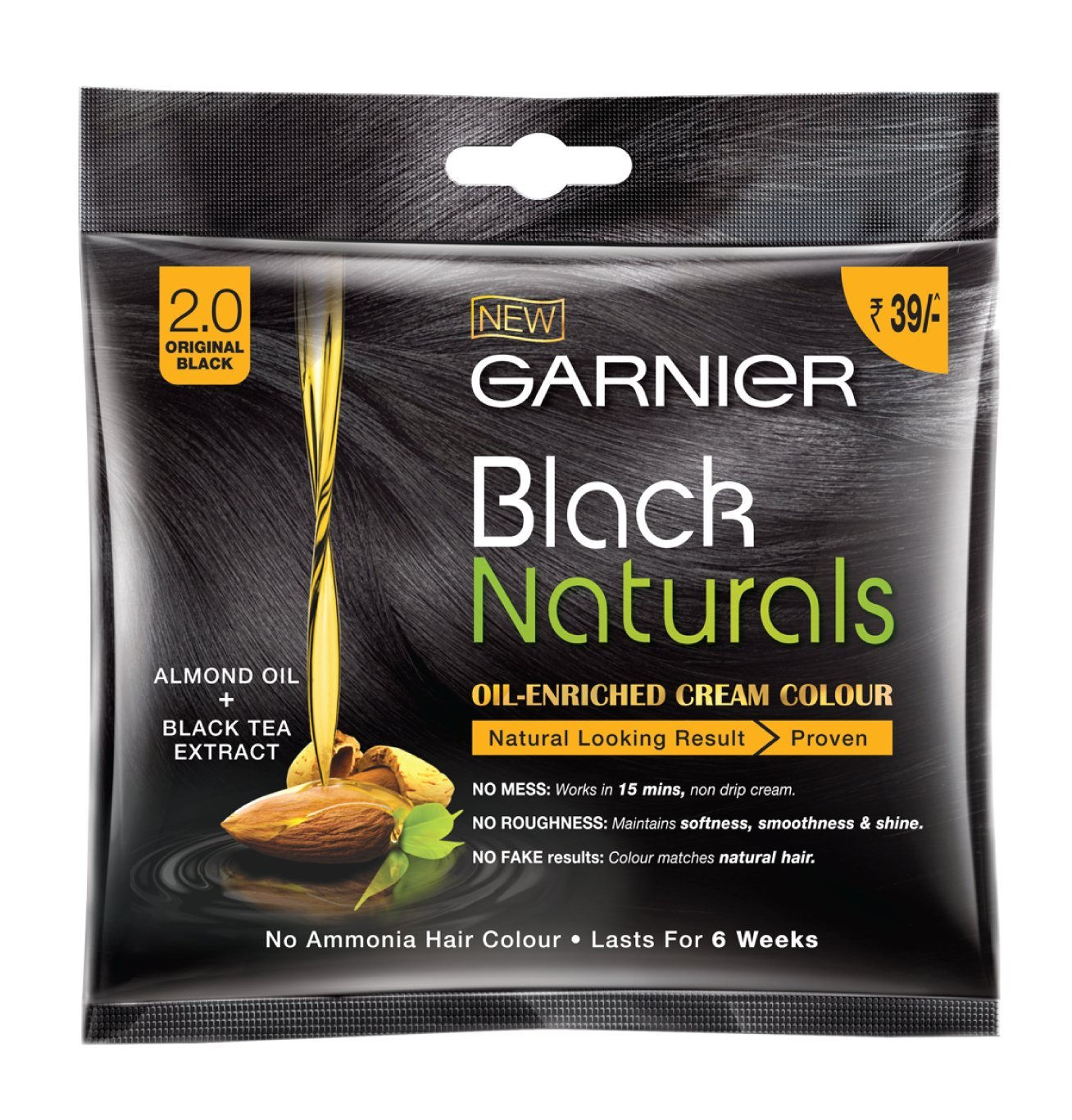 Garnier Color Original Black - 2, (20ml + 20g)