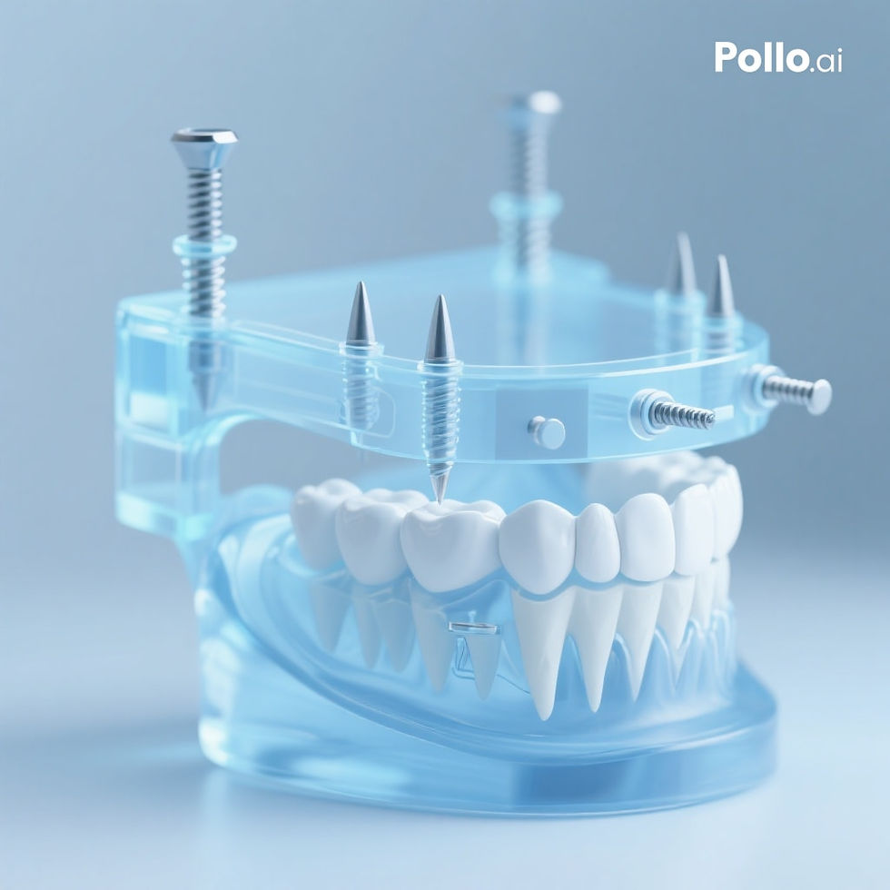 Close-up photo of a transparent dental surgical guide over a dental model, with  (1).jpeg