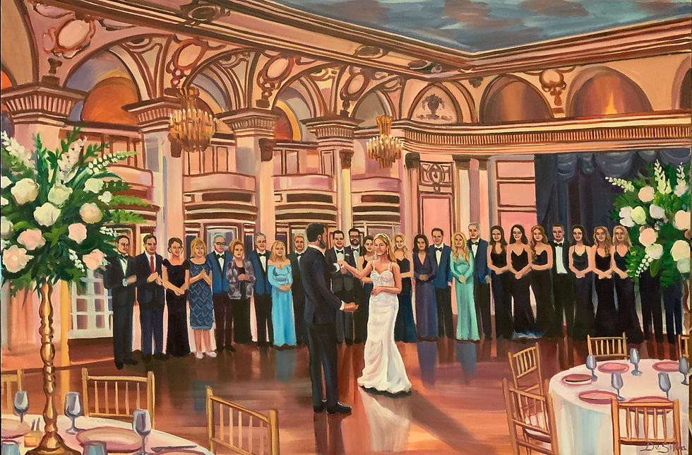 Live Wedding Painting by Mark 2024