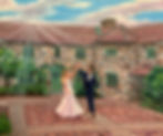 Live Wedding Painting by Mark