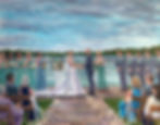 Live Wedding Painting by Mark