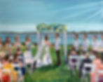 Live Wedding Painting by Mark
