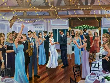 Bring Your Wedding to Life with Live Wedding Painting Services