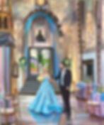 Live Wedding Painting by Mark