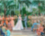Live Wedding Painting by Mark
