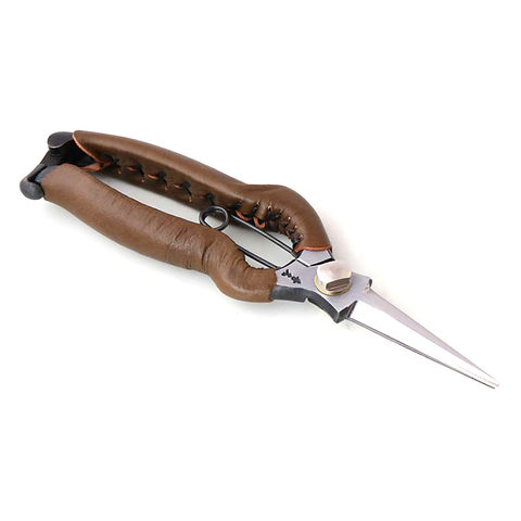 T27O 剪定芽切鋏 YP leather olive | 株式会社 外山刃物 -公式サイト-