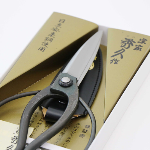 利房作　大久保鋏4寸刃 千吉 金・大久保鋏・180MM－園芸道具・鋏・植木・盆栽鋏：DIY