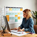 woman creating a project schedule.jpg