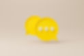 yellow-speech-bubble-on-background-chat-icon-symbolic-online-message-comment-or-communicat