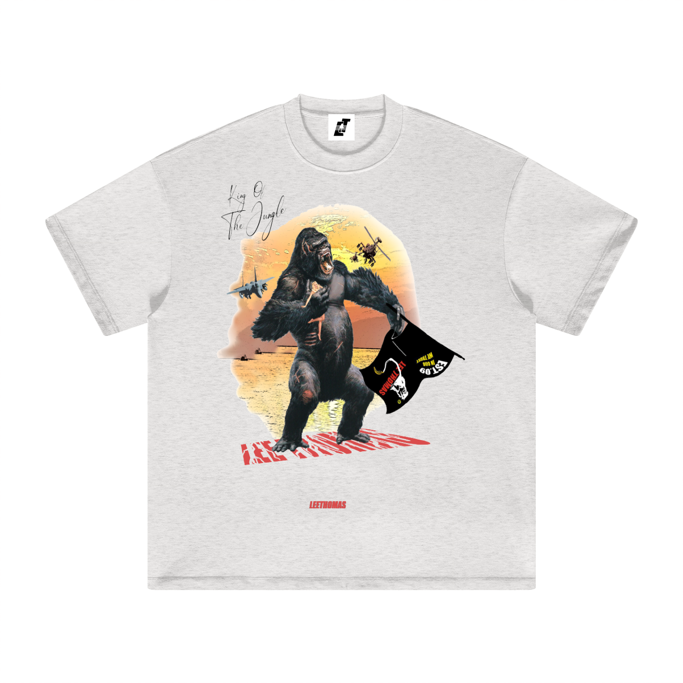 Lee Thomas King of the Jungle Oversize Boxy Tee