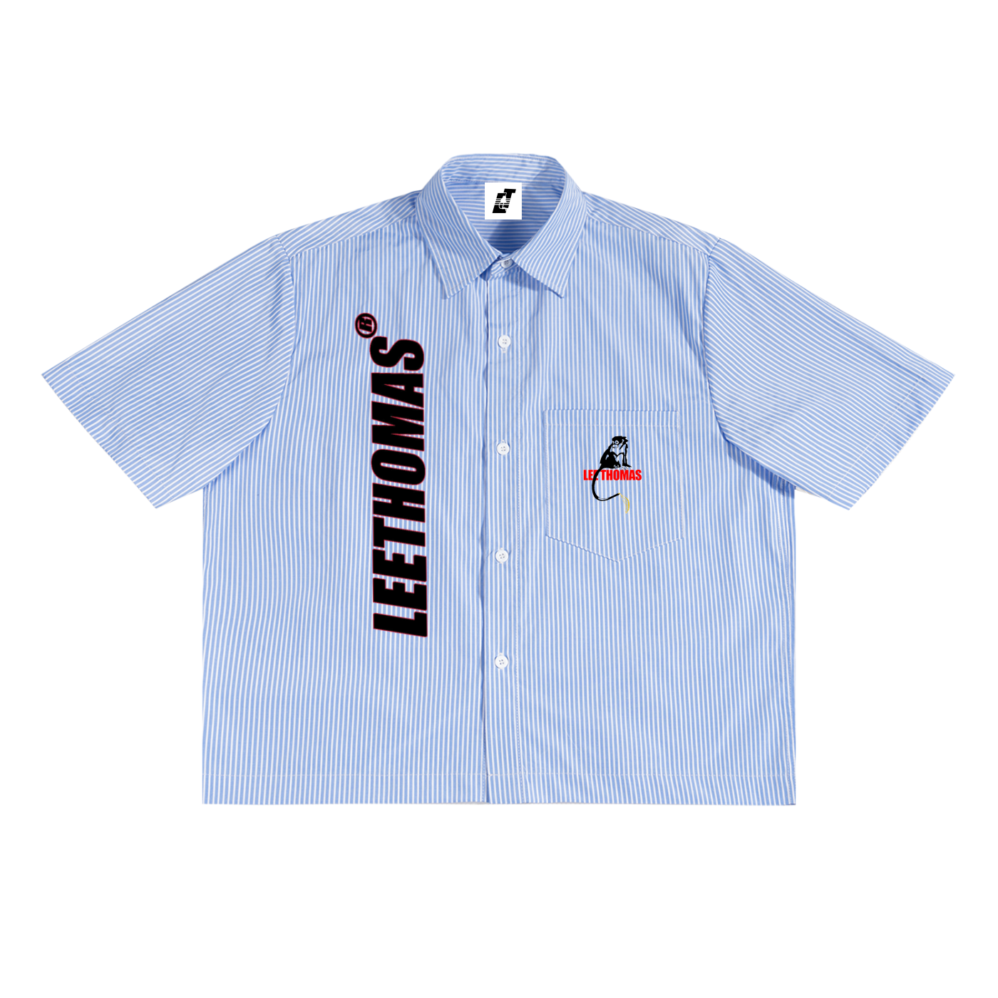 Lee Thomas Vertical Stripe Boxy Shirt