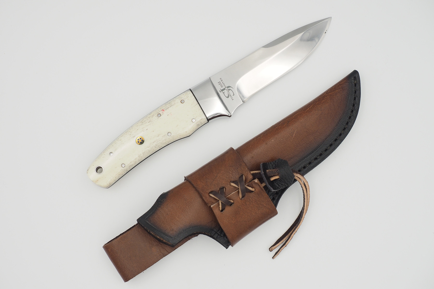 Classic Series Outdoor Knife w/ Bone Scales