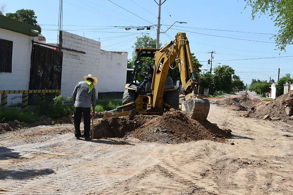 Gobierno se Hermosillo continúa mejora de las calles de la Col. Miguel Hidalgo