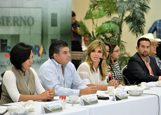 La gobernadora se reúne con alcaldes electos.
