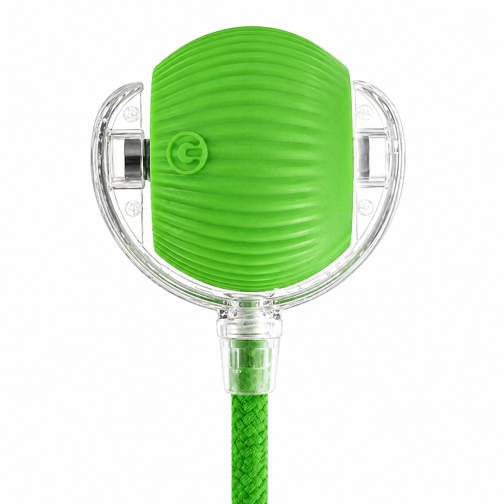 Miniatura: Palla intelligente verde ricaricabile con USB