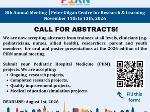 Call for Abstracts: 8th Annual PIRN/RRPH Meeting