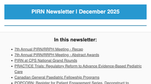 Septemeber 2026 edition of the PIRN newsletter
