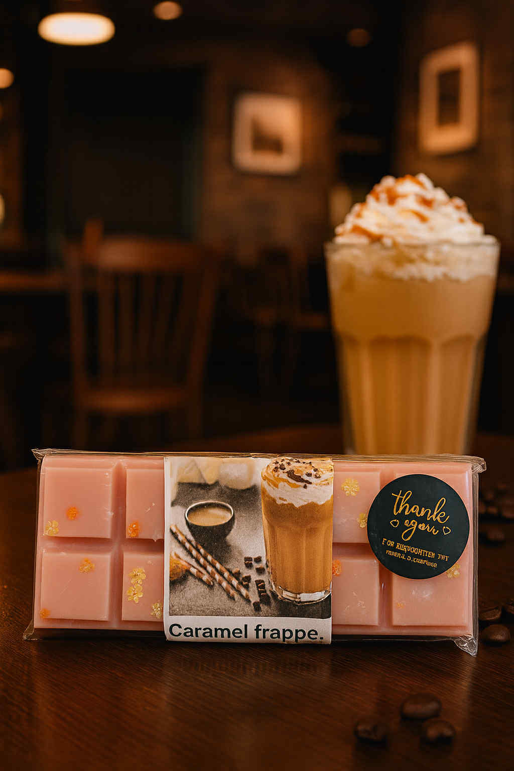 Caramel Frappe snap bar