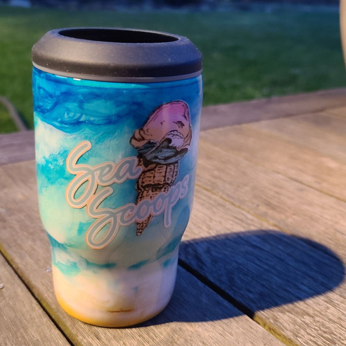 Custom Sea Scoops Koozie Sea Scoops Ice Cream