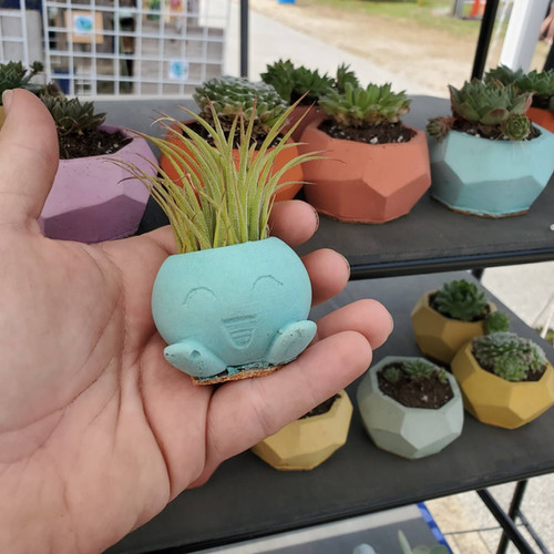 straw plant pots Straw Basket Cement Planter