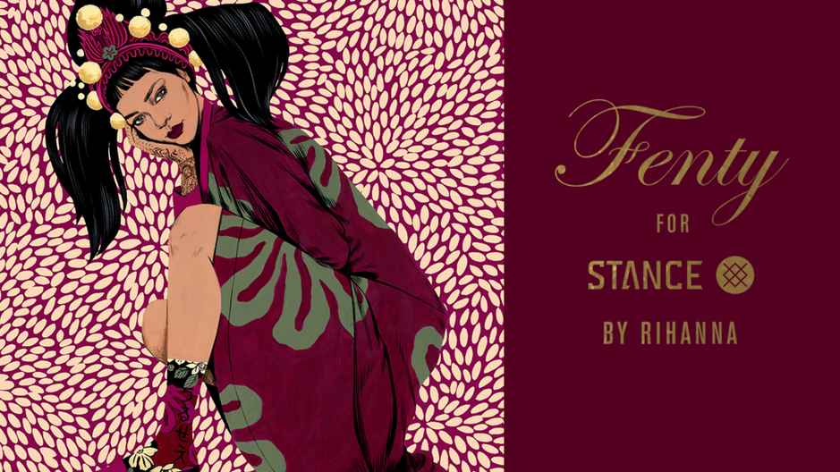 Rihanna's Fall collection with Stance out now