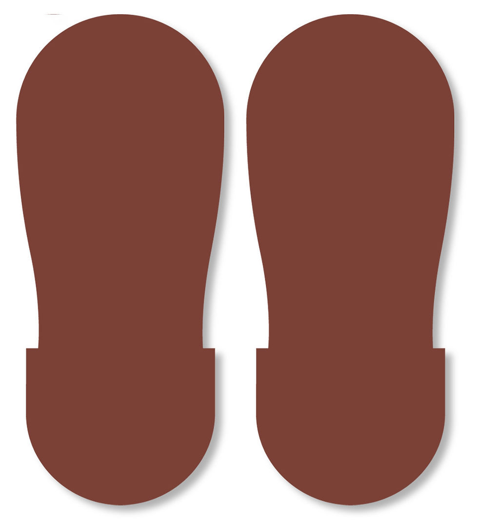 Thumbnail: Big Solid Footprint - Pack of 50