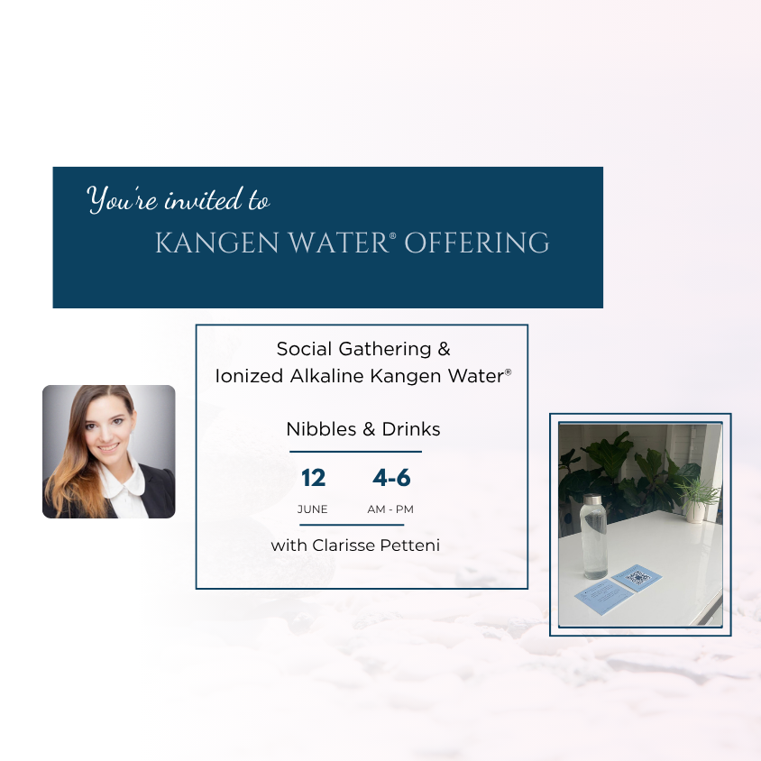 Kangen Water Offering @Zilmere