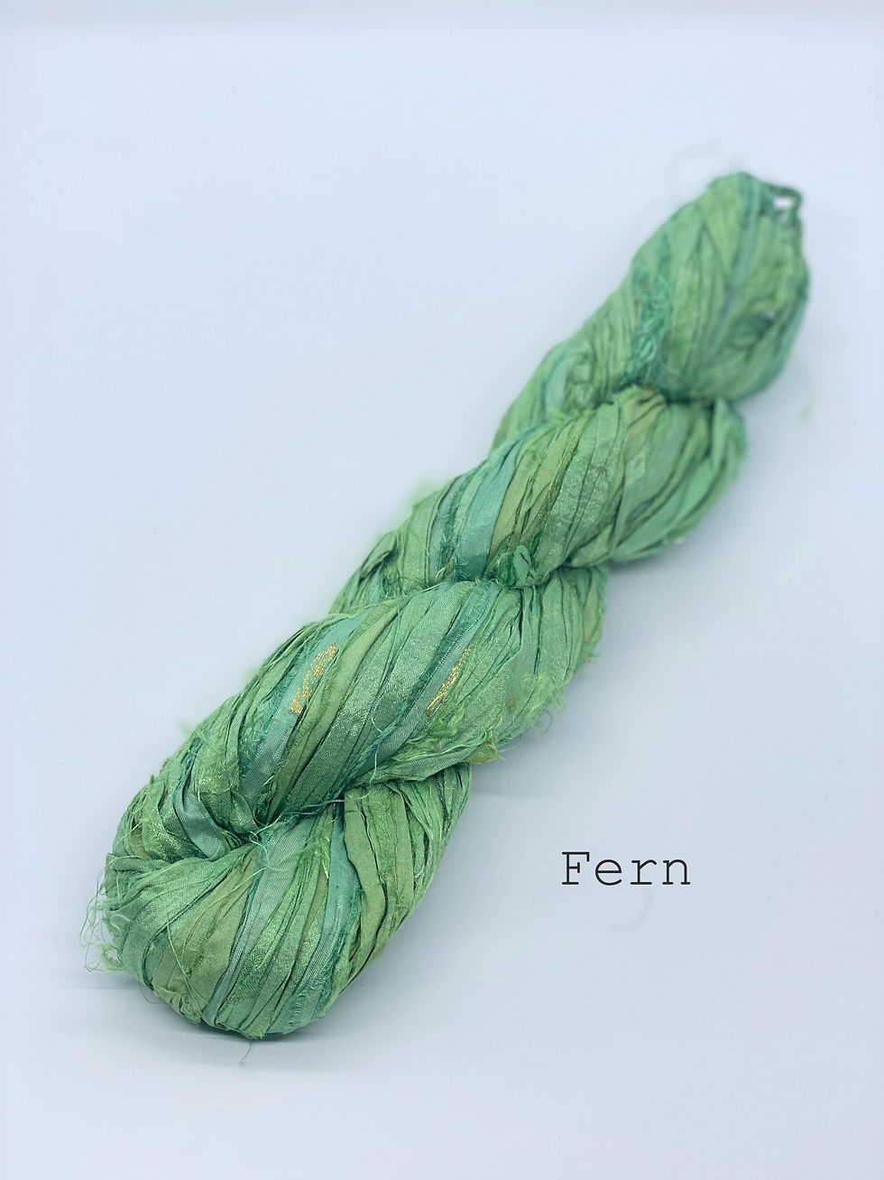 Thumbnail: Green & Yellow Silk Saree Ribbons