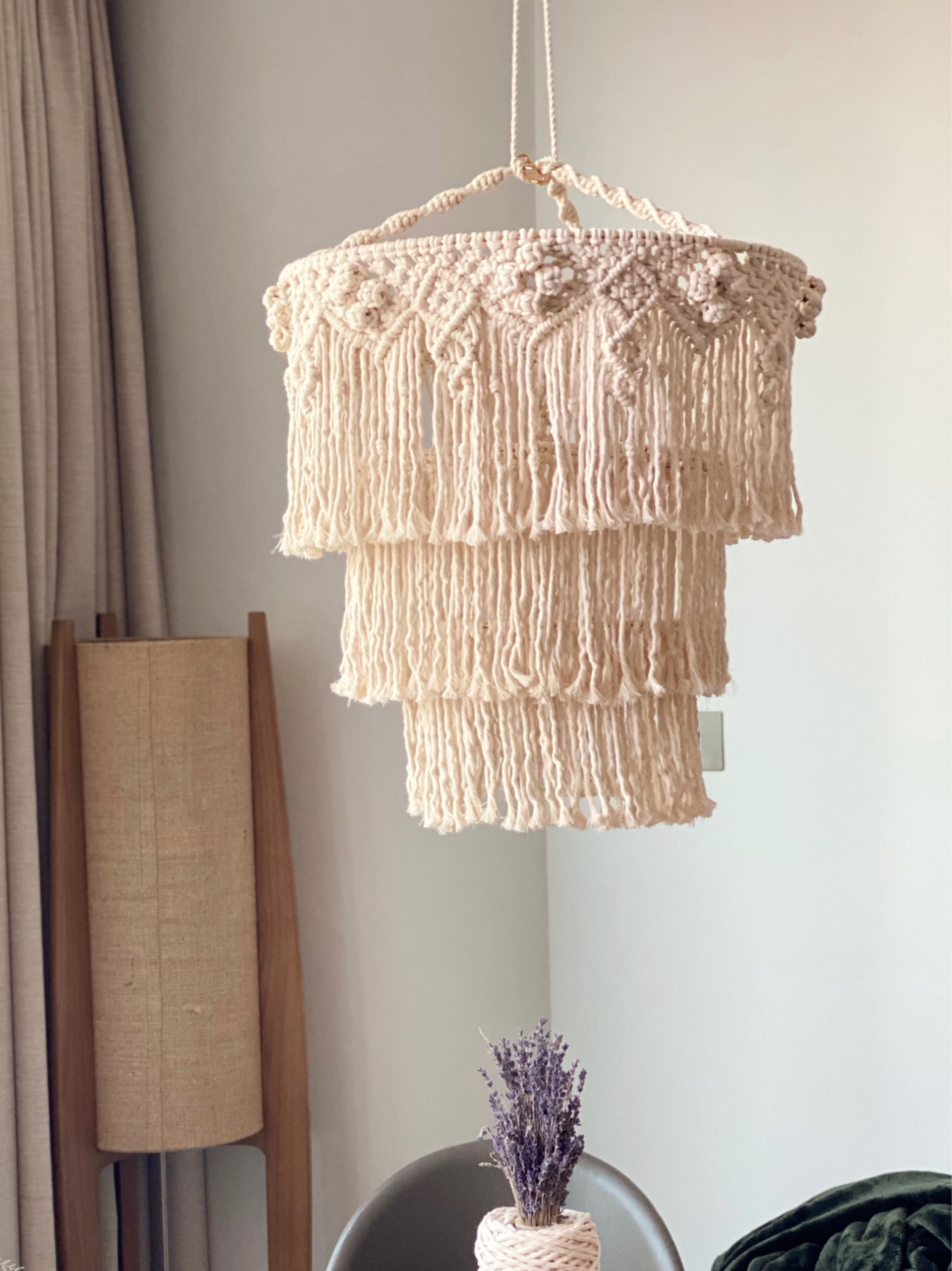 Macramé Chandelier